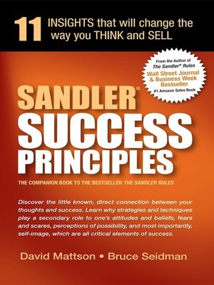cover image of Sandler Success Principles